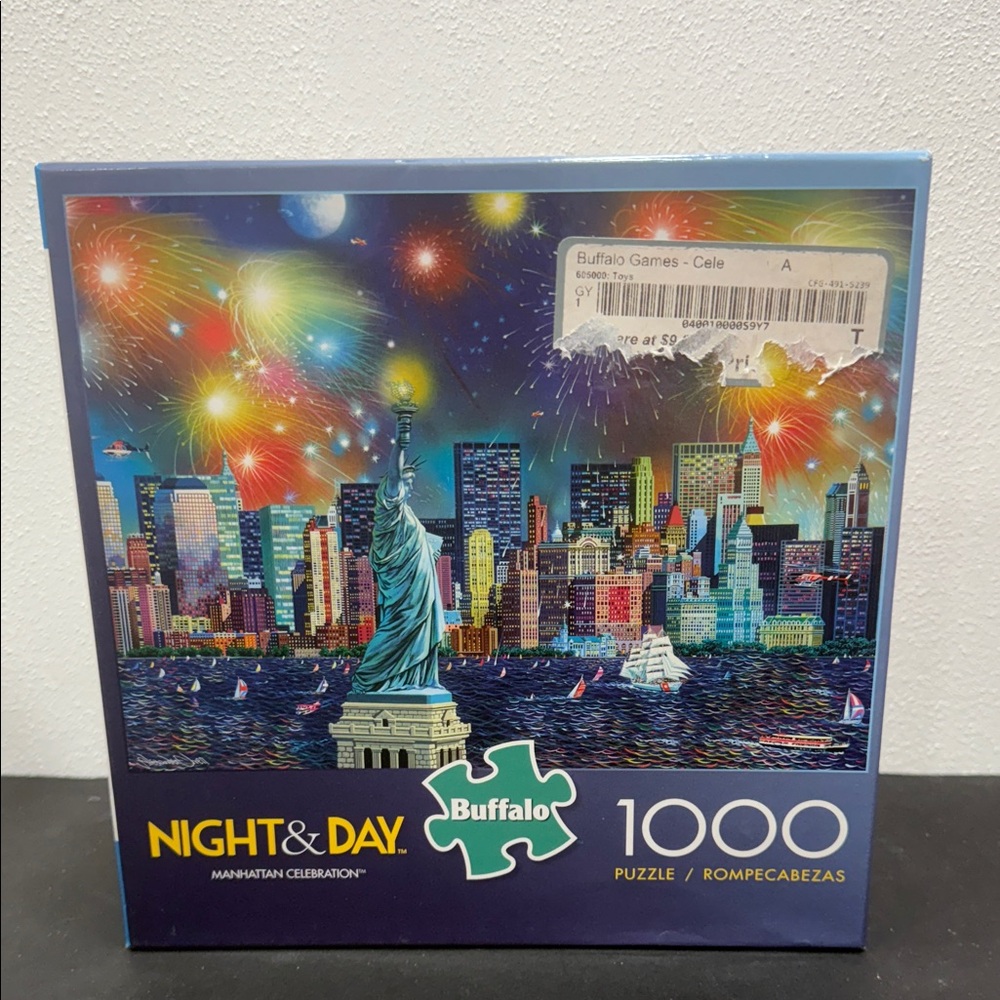 Buffalo Games Night & Day Manhattan Celebration 1000 pc puzzle SALE🔴3/$25!